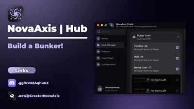 NovaAxis | Hub | Build a Bunker!