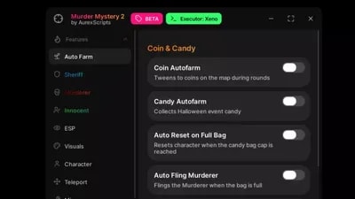 AurexScript Murder Mystery 2 Script Keyless Updated