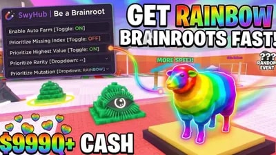 SwyHub | Be a Brainroot Auto Farm, Auto Buy Auto Sell & More