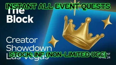 The Block Creator Showdown instant all tasks