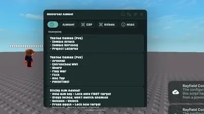 Simple aimbot for npc and player (pc only)