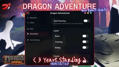 TTJY Hub | Dragon Adventure | UNDETECTED | 2 Languages