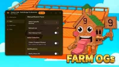 Instant og auto collect manual farm inf woods keyless script