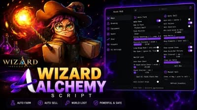 Axon Hub - Wizard Alchemy (Auto Farm, Brew, Quest, Ascend)
