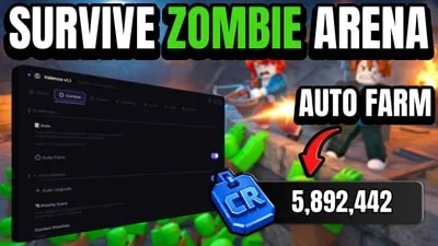 *BEST* SURVIVE ZOMBIE ARENA | AUTO FARM | AUTO UPGRADE | INF