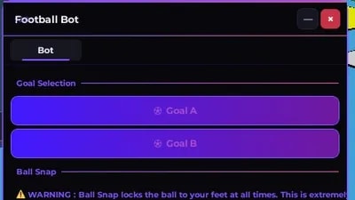 KEYLESS AutoAim goal, Autoaim Ball, AutotpBall to feet