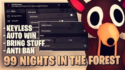 *BEST* 99 NIGHTS IN FOREST | TREE AURA | GET ITEMS OP