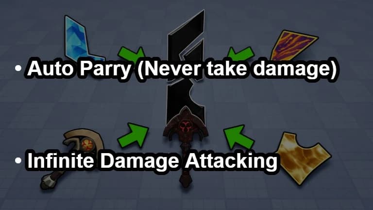 Auto Parry + Infinite Damage