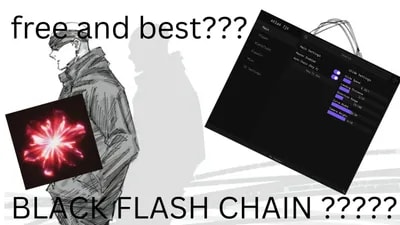 OP AUTO BLACK FLASH CHAIN