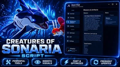 Axon Hub | CoS Script - Auto Farm, Shoom, Token & Kill Aura