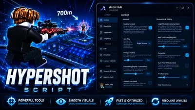Axon Hub | Hypershot Script - Rage Aimbot & Triggerbot