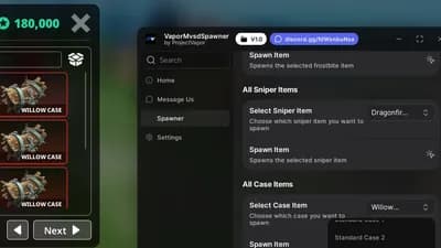 VaporMvsdSpawner | Spawn any mvsd items (VisualSpoofer)