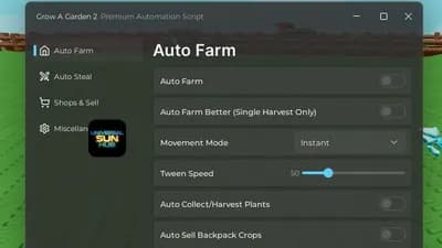 GROW A GARDEN 2 (AUTO STEAL+AUTOFARM)(BEST)(25+FEATURES)