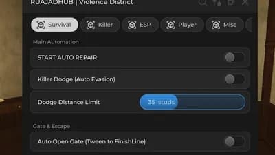 VIOLENCE DISTRICT | GODMODE, AUTO KILL & AUTOREPIRE & MORE