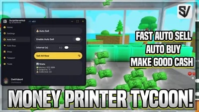 Scriptverse / Fast Money / Auto Buy Printers / Teleports