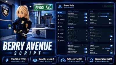 Axon Hub | Berry Avenue Script - Tools, Vehicles, House, Job