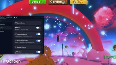 Grow a Garden 2 – Weather & Mutation Panel (Visual) Working