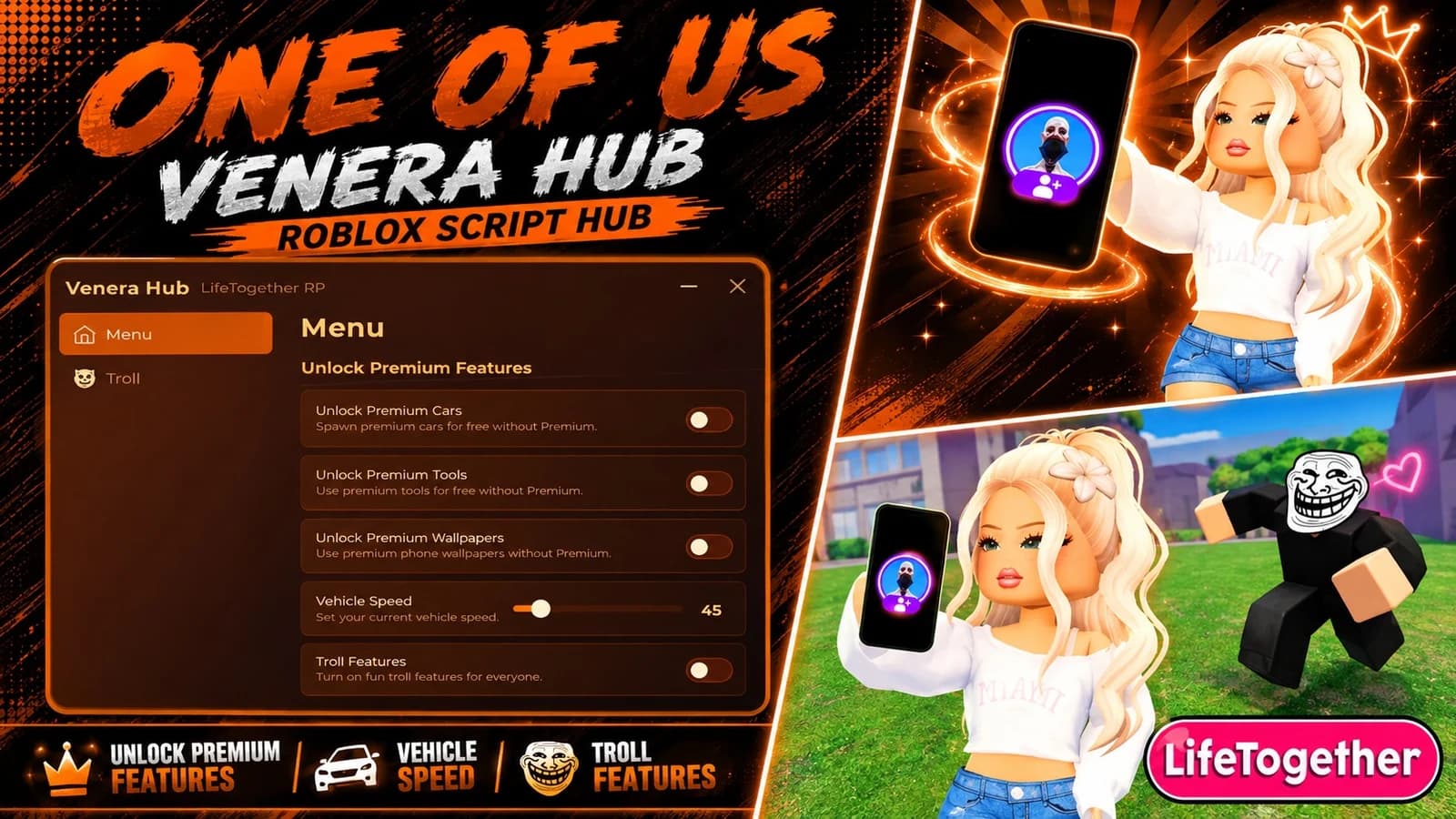 Best script for LifeTogether ๐ RP: Venera Hub