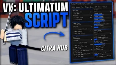 CITRA HUB - VV ULTIMATUM - KEYLESS - AUTOFARM - INF HOG FRAG