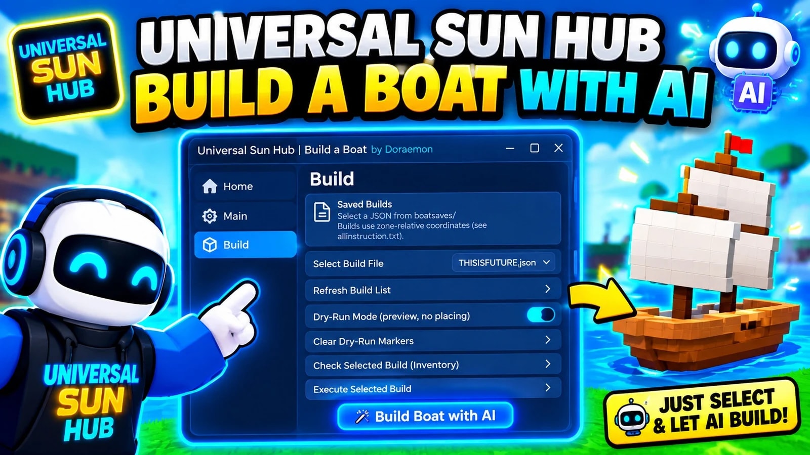 BUILD A BOAT WITH AI