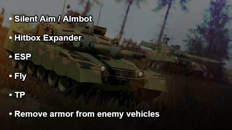 Silent Aim Hitboxes ESP Fly Teleport Anti Armor Undetected