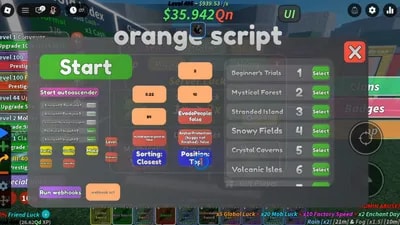 Auto Mob Farm, Auto Ascender, Item Webhook