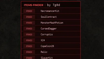 Items Finder