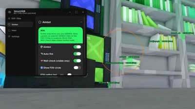 VezuntHUB | Auto-Role ESP + Aimbot + Noclip + Teleport