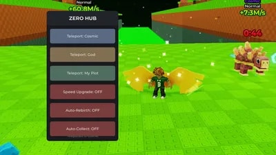 Auto best brainrot, Auto speed upgrade, Auto rebirth