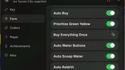 Ice Tycoon 2 script Auto Rebirth