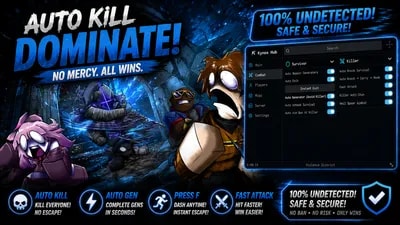 Veil Aimbot, Auto Kill, Fast Attack, Auto Generator , Dash