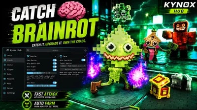 Auto Farm, Fast BattleX100, Instant Catch, Dashboard