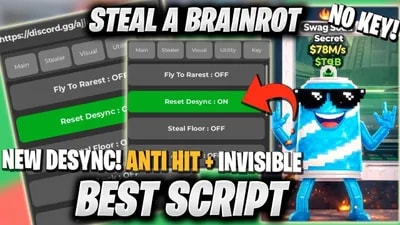 Ajjans - Roblox Steal a Brainrot Auto Steal Script