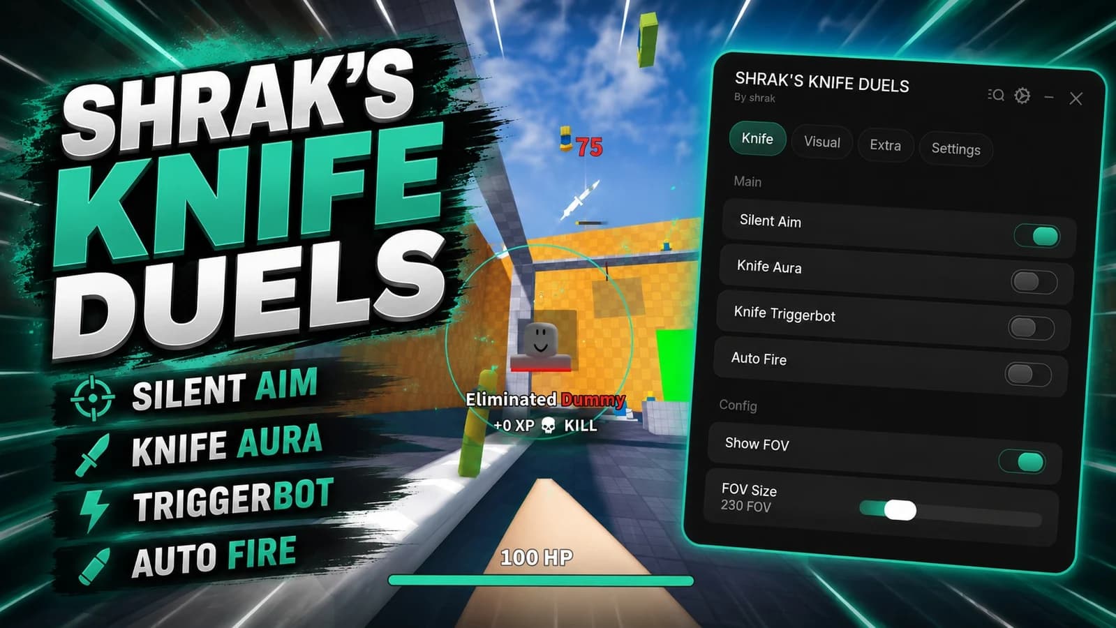 KNIFE DUELS KEYLESS MENU