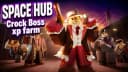 Crock Boss Auto XP Farm TDS Space Hub Best Grind Free