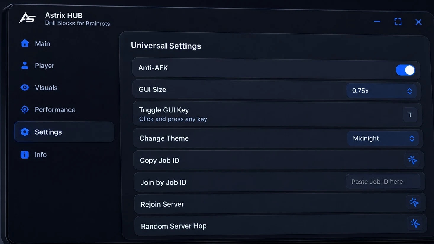 AstrixHUB Loader Multi-Games Keyless
