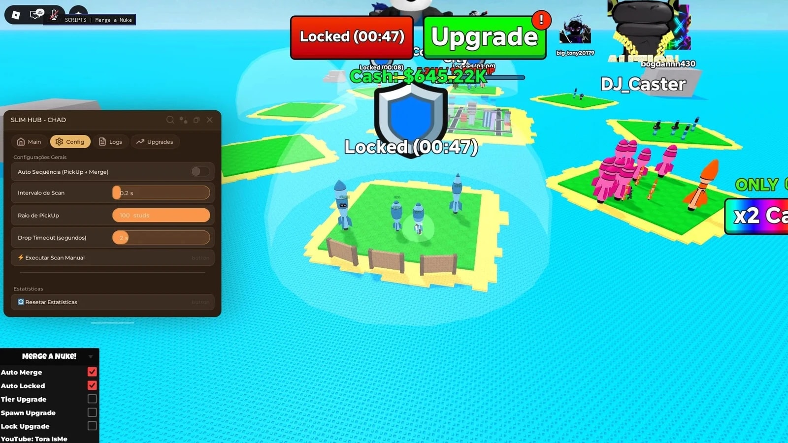 **OP** **Working** Auto Farm , Esp , Auto Merge , Stealth