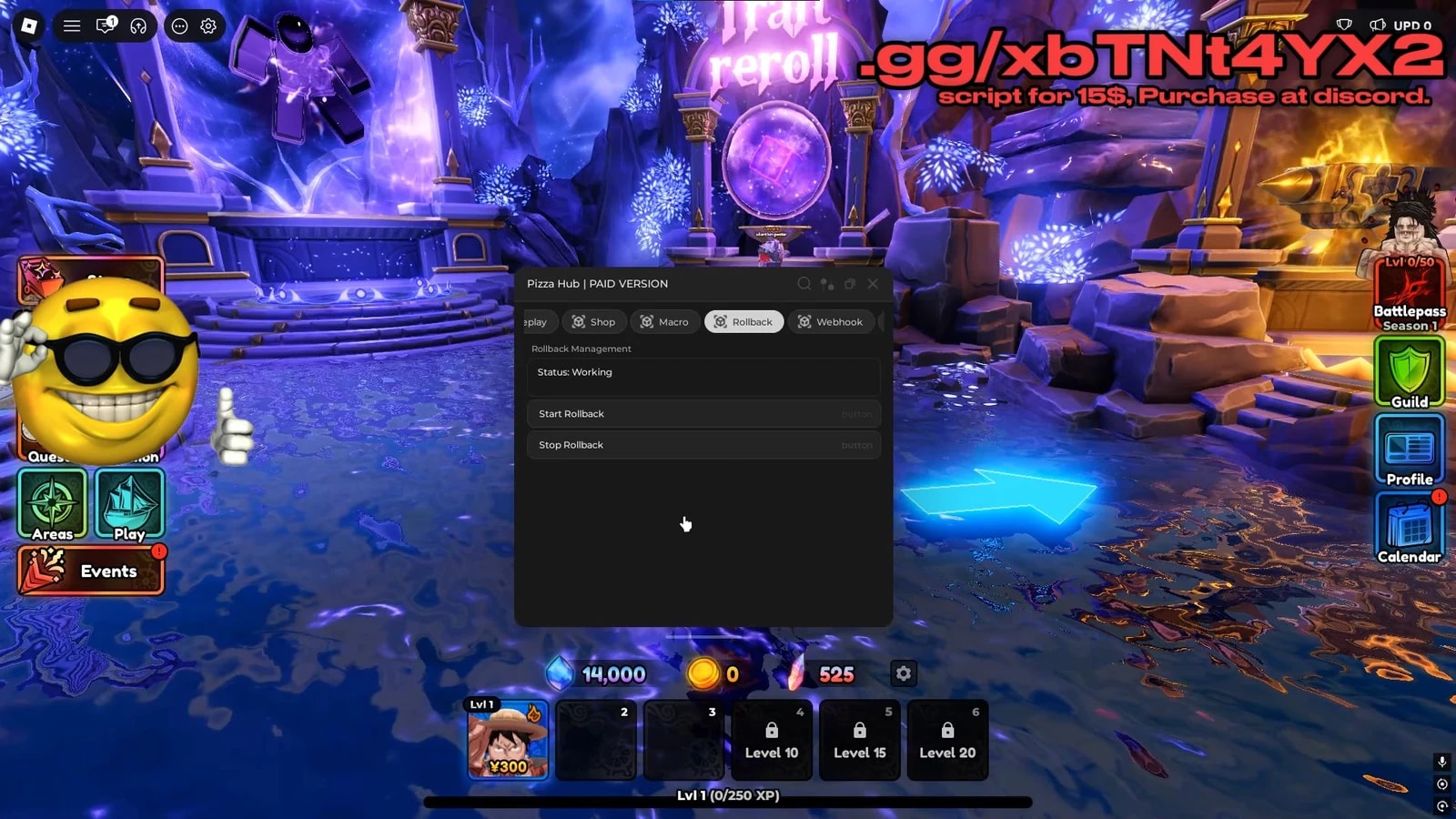 rollback script screenshot 1