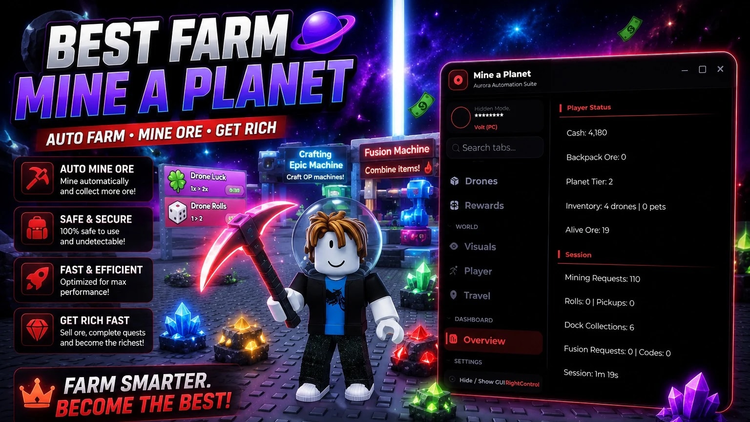 SyneroxHud AutoFarm