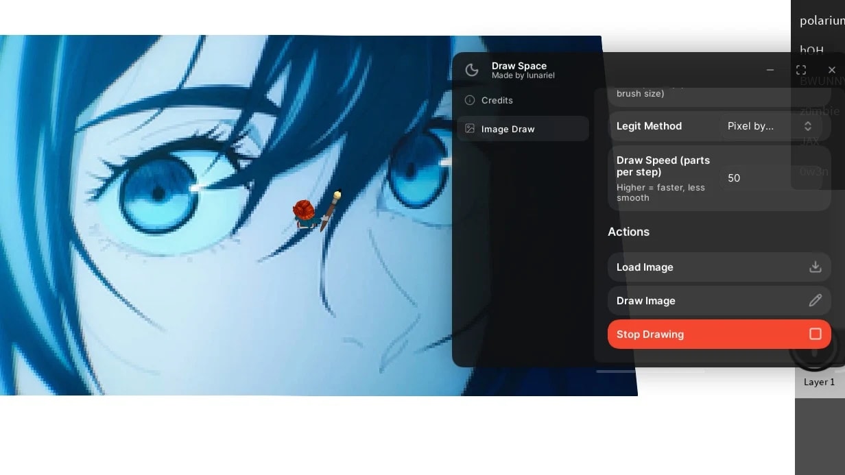 Auto Draw lI Improved features ll Made by Lunariel