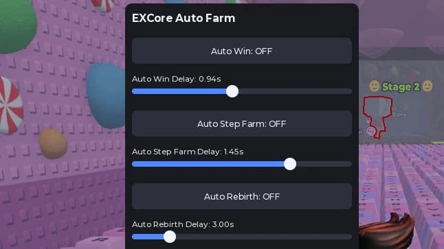 OP Auto Farm Wins,Steps & Rebirths | EXCore