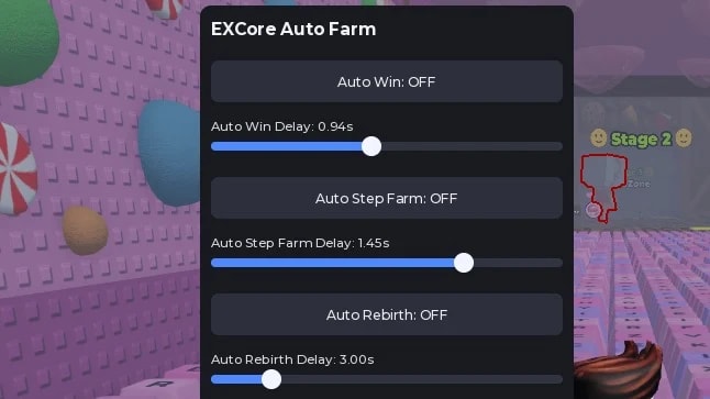 OP Auto Farm Wins,Steps & Rebirths | EXCore