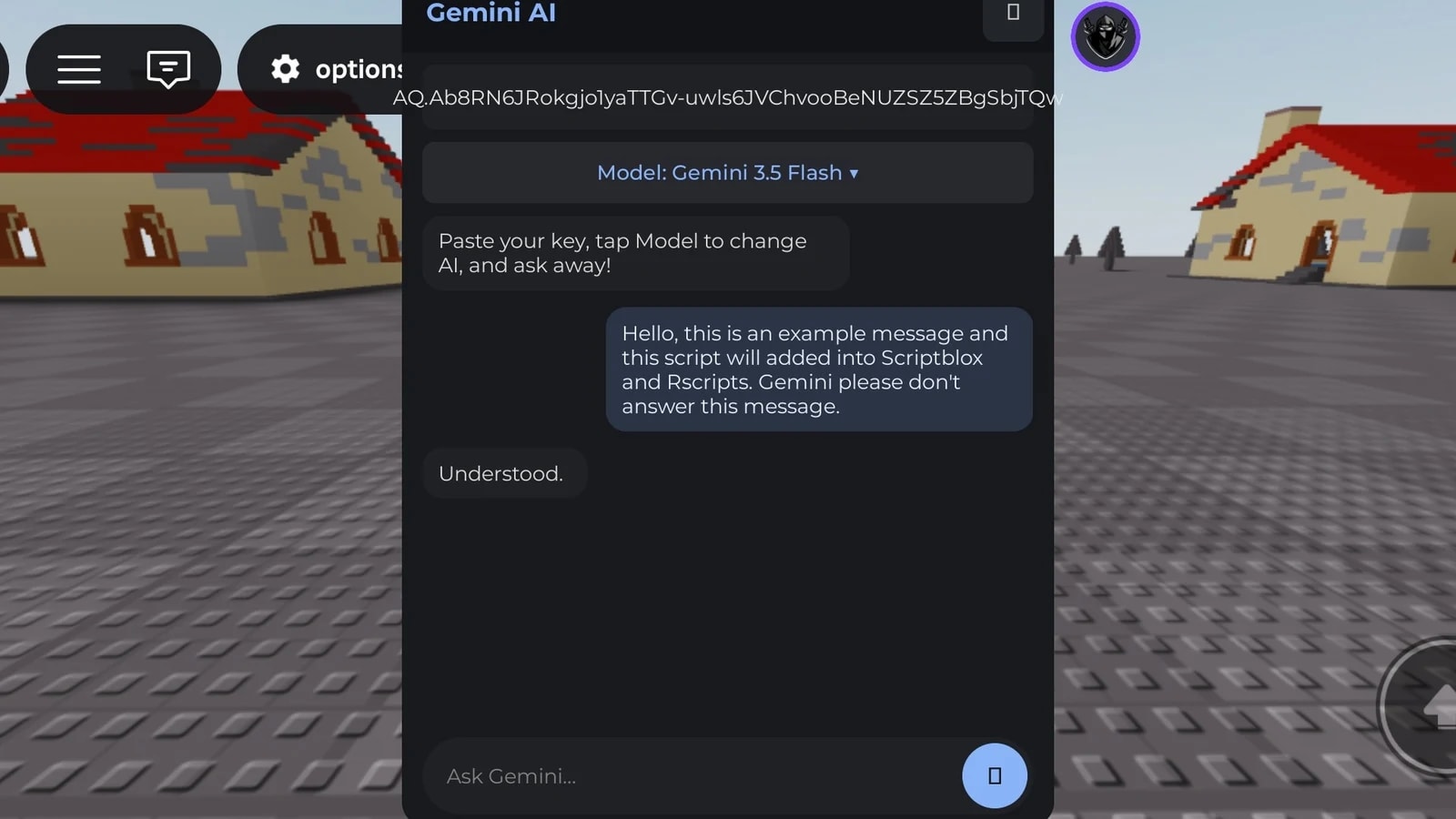 Gemini AI script