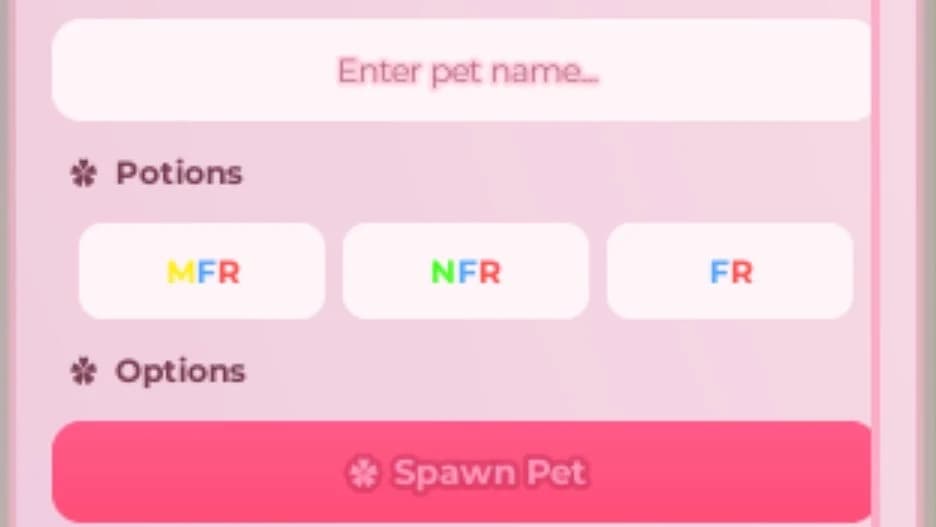 Adopt me spawner