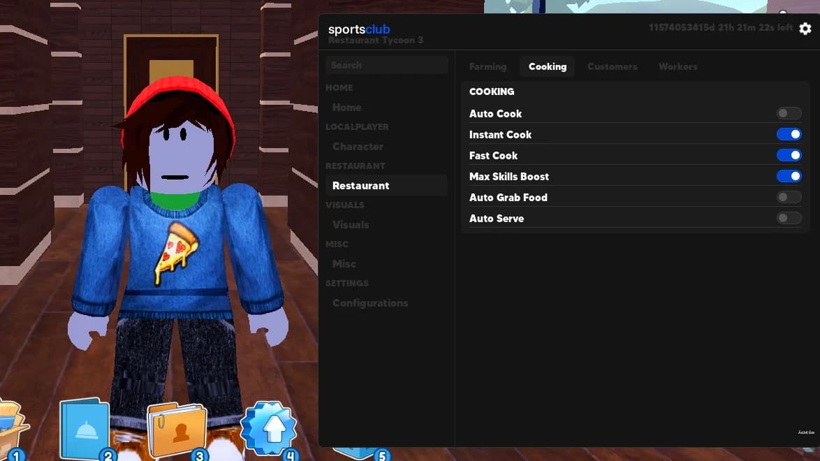 Keyless Restaurant Tycoon 3 Script | Auto Farm, Instant Cook