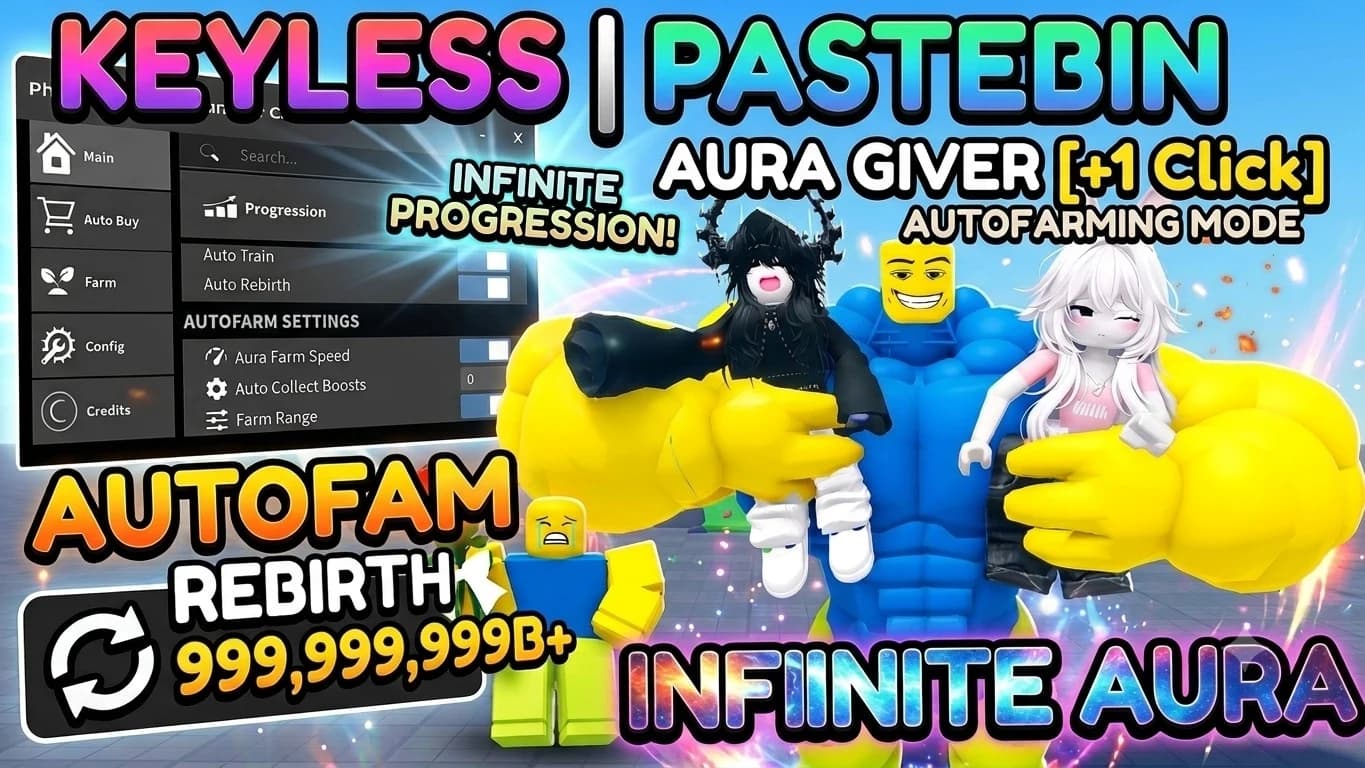 KEYLESS | PASTEBIN | INFINITE WINS & REBIRTH & AURA | MORE