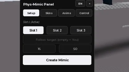 Mimics (aka minions) Just a baseplate