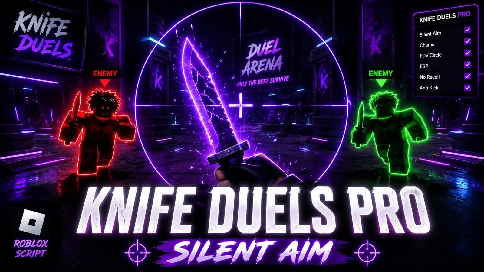 Knife Duels PRO – Silent Aim + Chams + Tracers