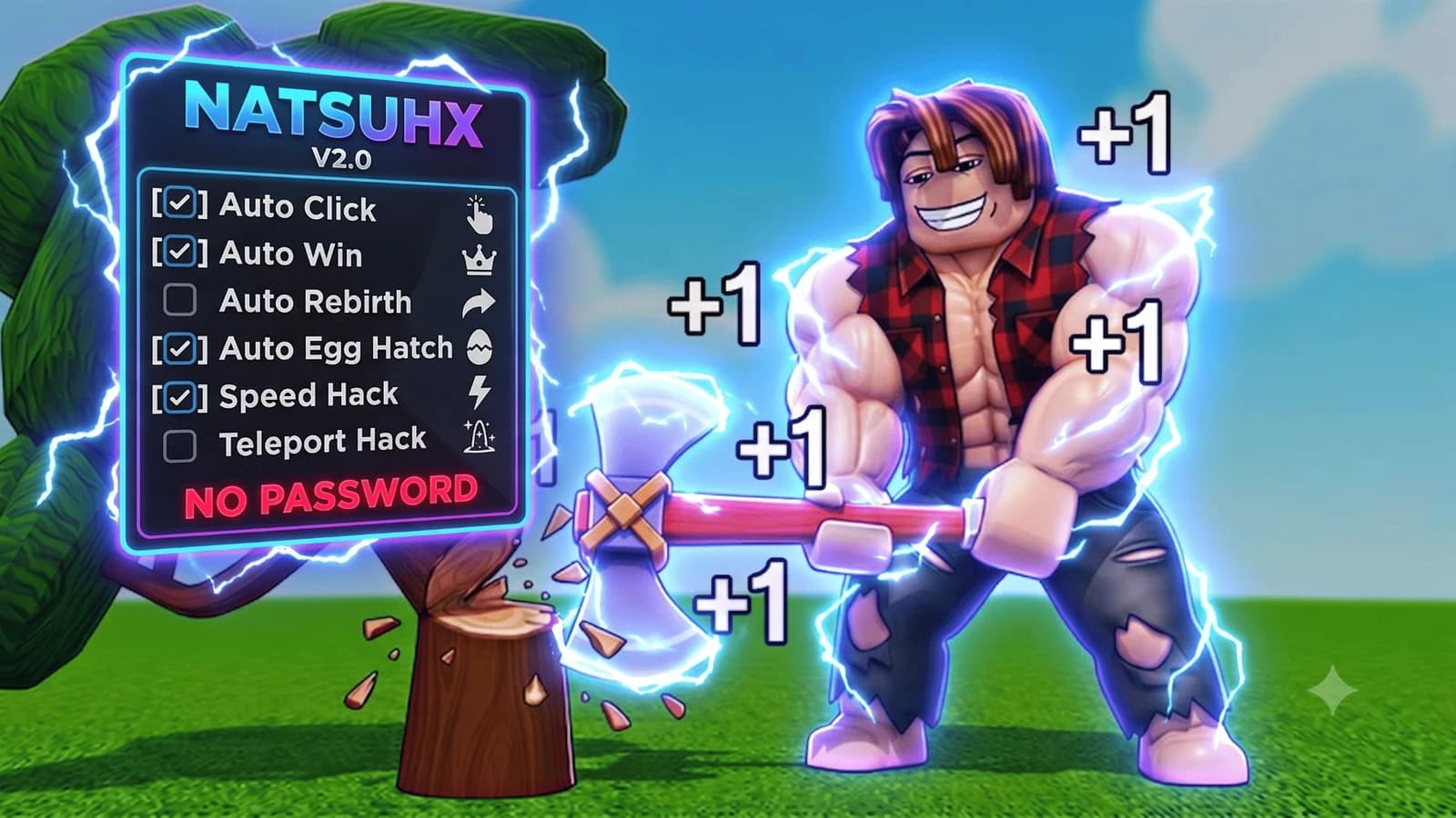 NatsuHx | Auto Win | Auto Attack | Auto Rebirth | No Key