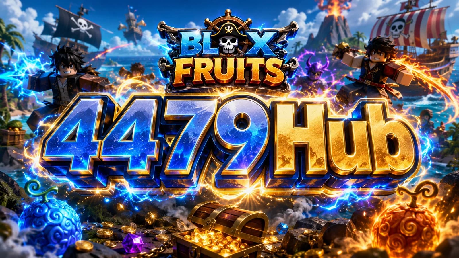Verified🏴☠️ 4479 HUB | BLOX FRUITS GOD SCRIPT 🍎
